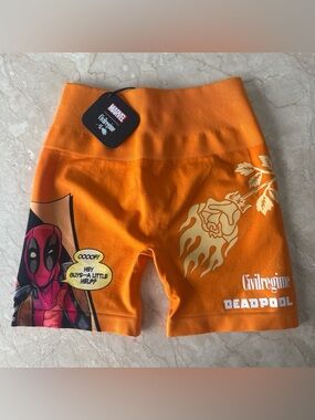 Marvel Deadpool Civilregime Limited Edition Biker Shorts